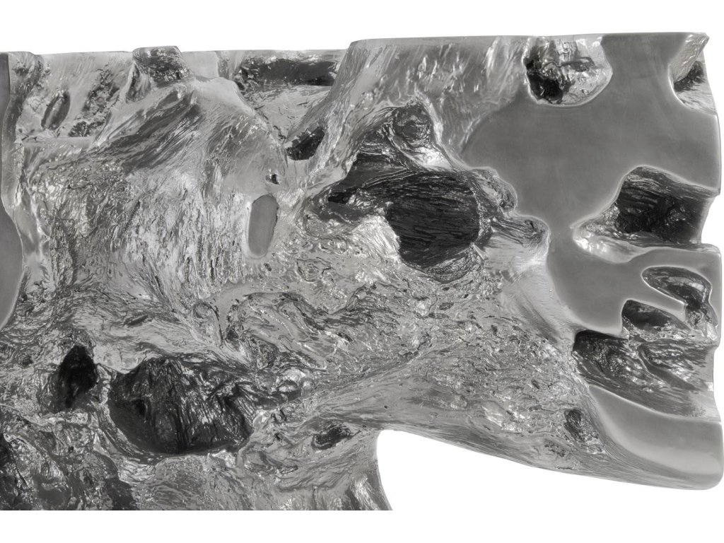Freeform Console Table, Liquid Silver - image 2