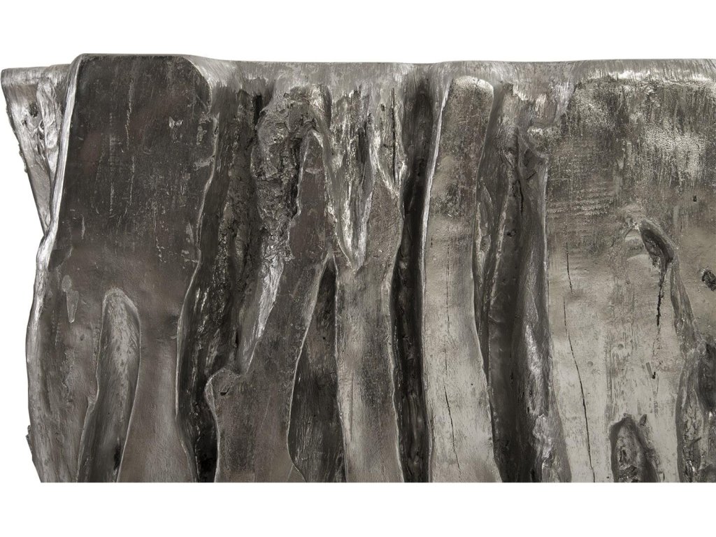Freeform Console Table, Silver Leaf - image 3