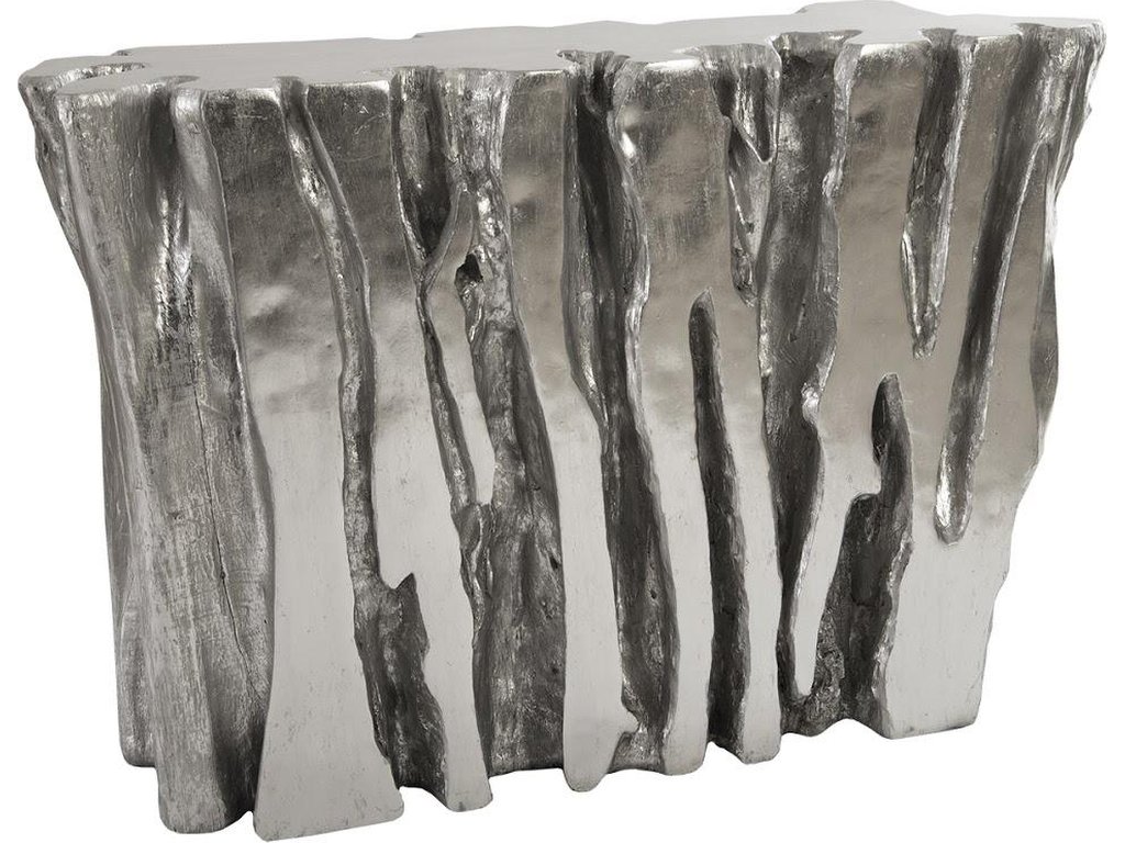 Freeform Console Table, Silver Leaf - image 5