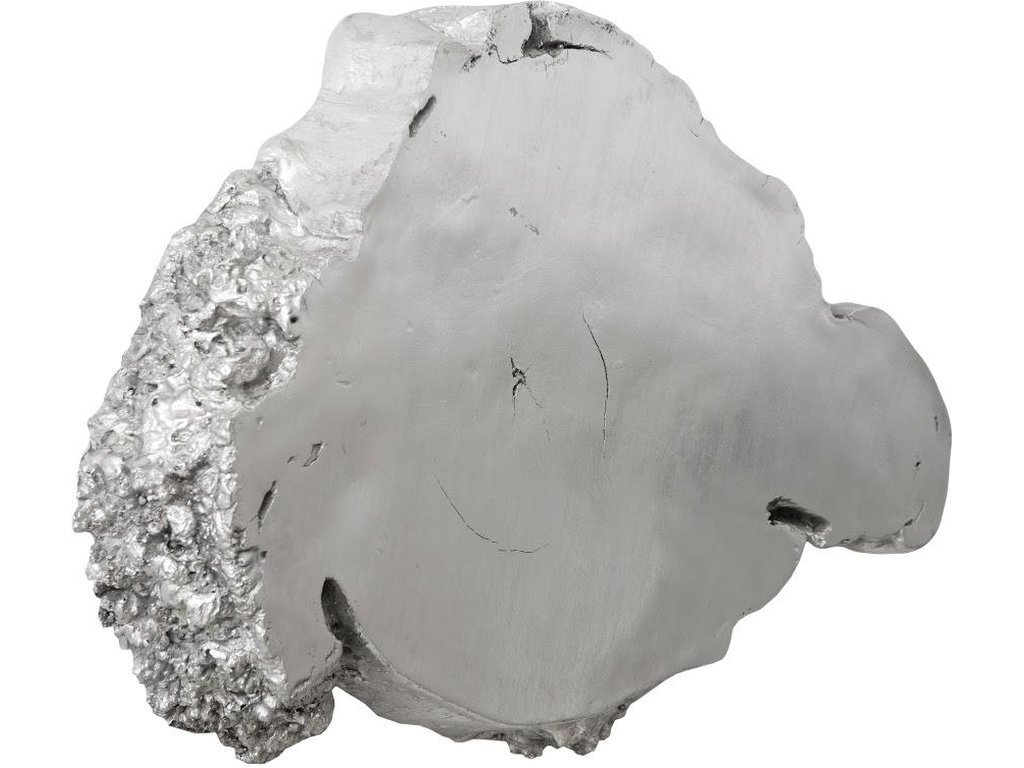 Burled Root Wall Art, Small, Silver Leaf - image 1