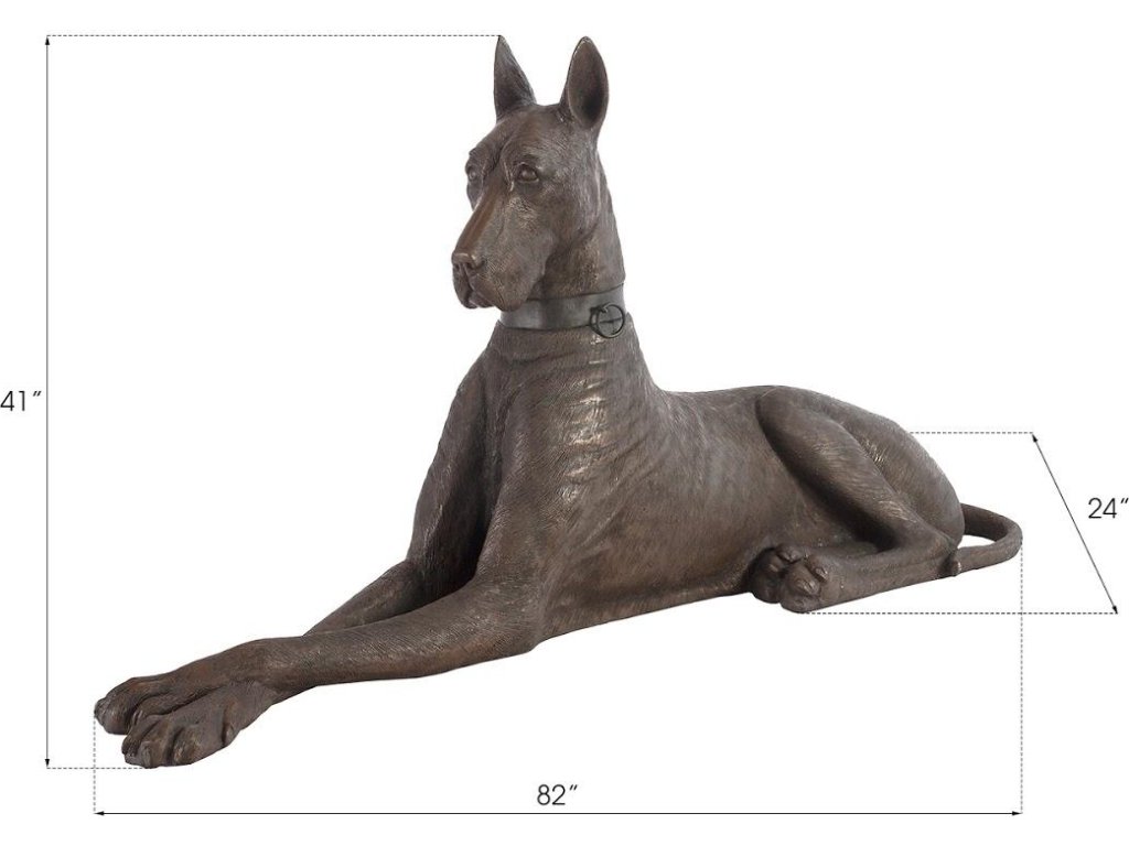 Great Dane, Bronze, Right - image 3