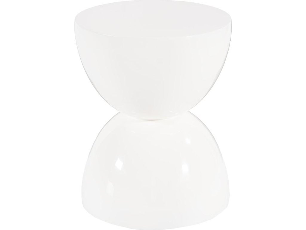 Totem Stool, White Gel Coat, SM - main image