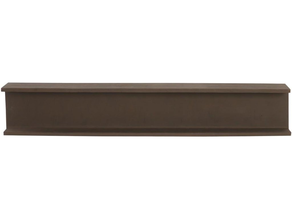 I-Beam Wall Shelf, Rust - image 1