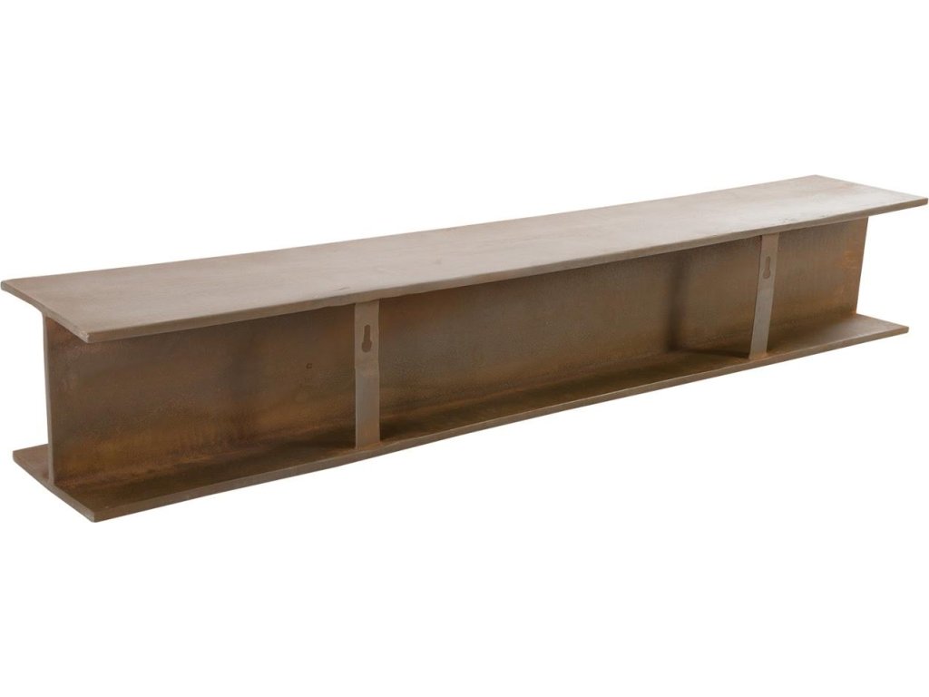I-Beam Wall Shelf, Rust - image 4