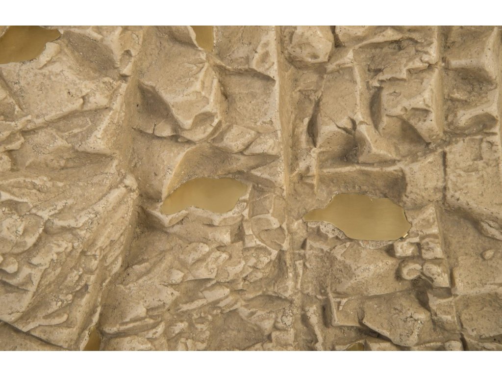 Rubble Wall Tile, Brass Accents - image 2