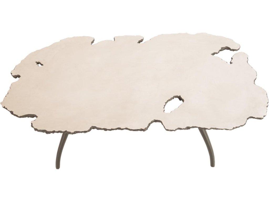 Lava Coffee Table on Iron Legs - image 2