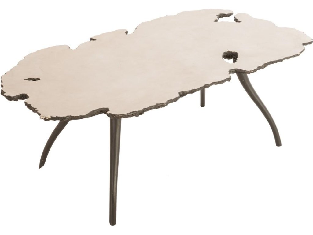 Lava Coffee Table on Iron Legs - main image