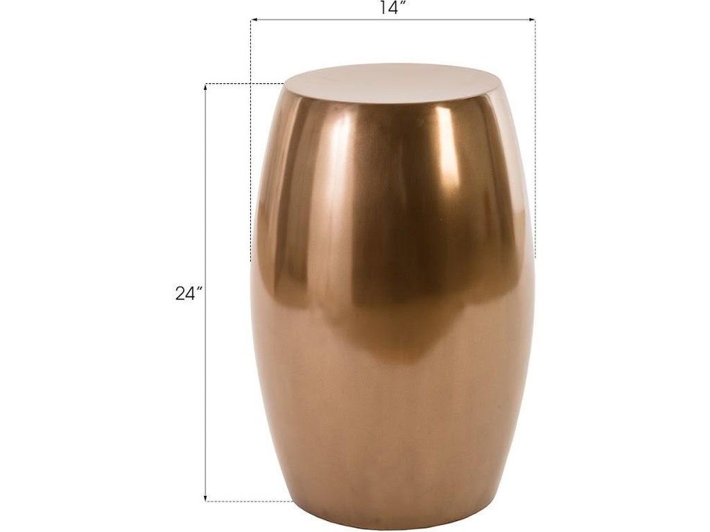 Vex Side Table, Polished Bronze - image 2