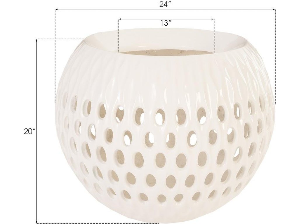 Breathe Planter, Gel Coat White - image 4