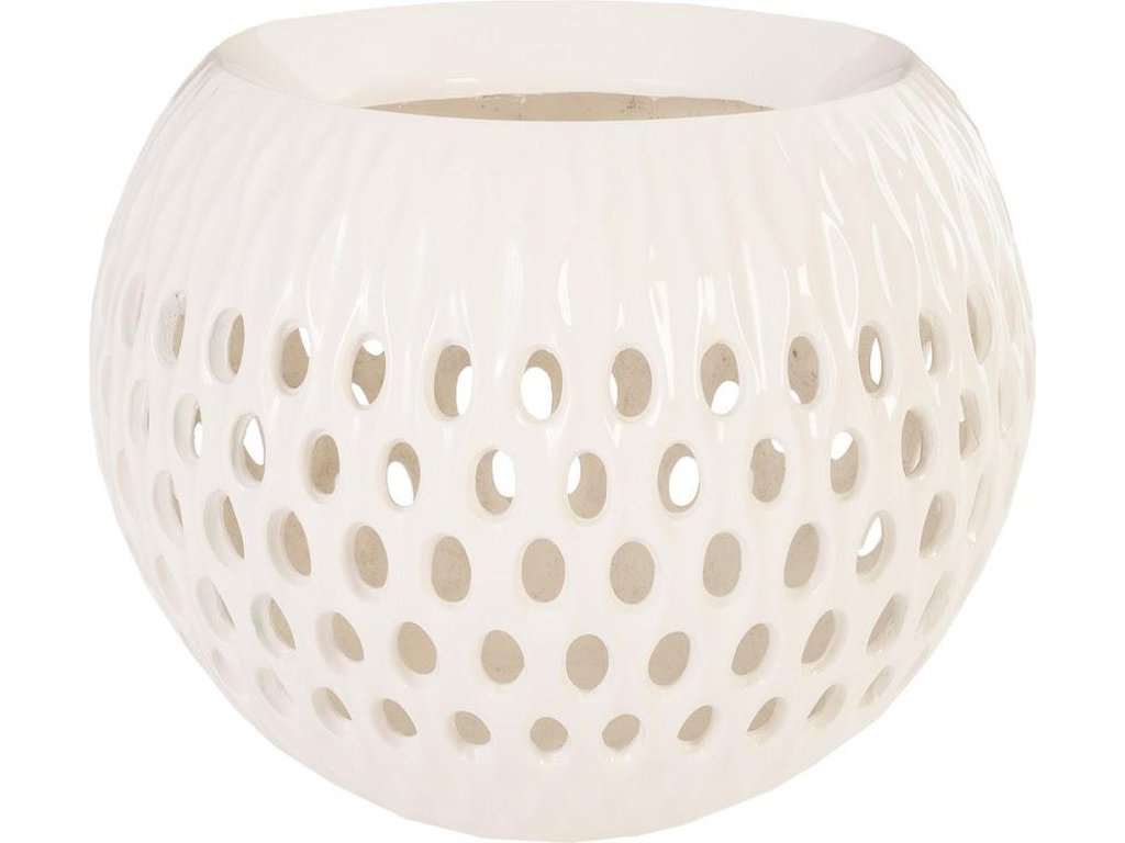 Breathe Planter, Gel Coat White - main image