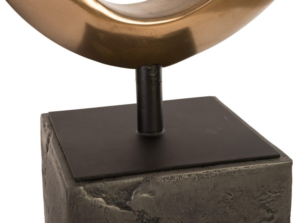 Hoop Sculpture, Bronze - image 1