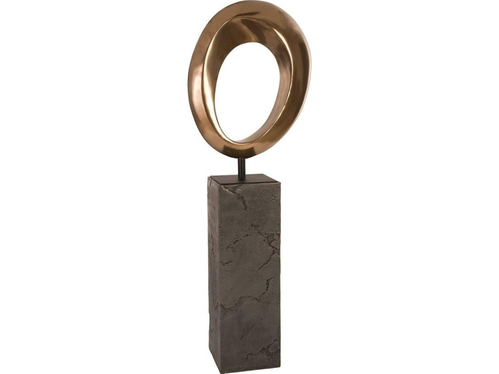 Hoop Sculpture, Bronze - image 2
