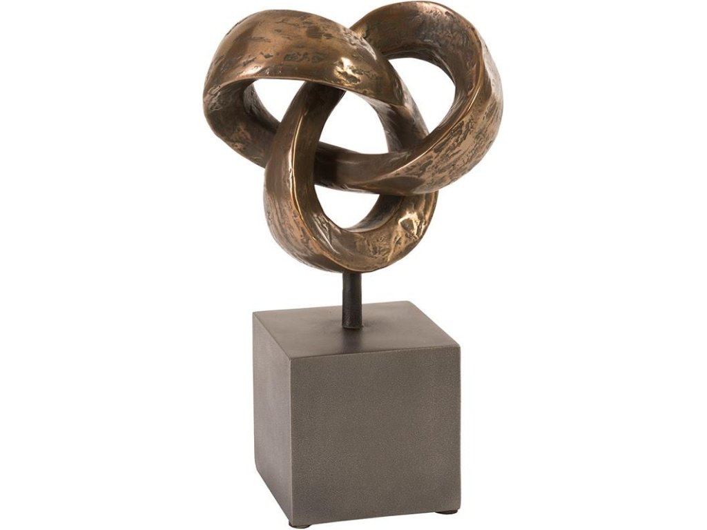 Trifoil Table Sculpture, Bronze - main image