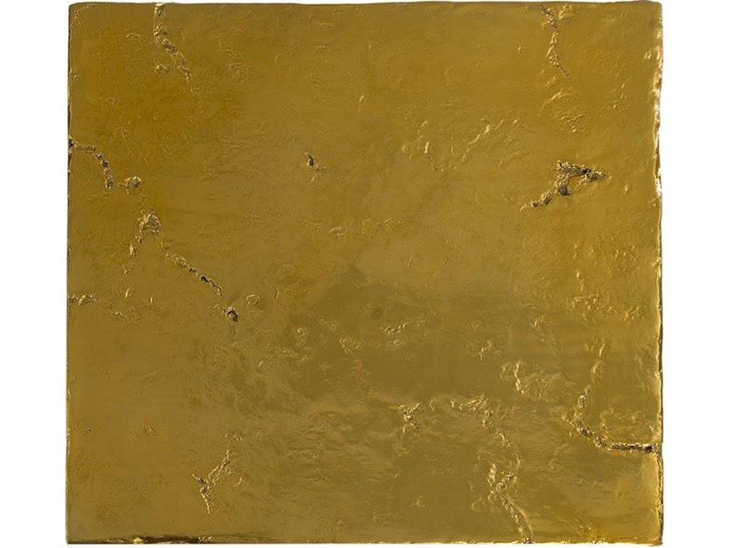 Slate Pedestal, Medium, Liquid Gold - image 1