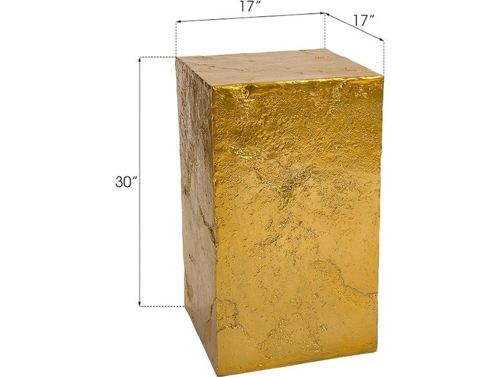 Slate Pedestal, Medium, Liquid Gold - image 3