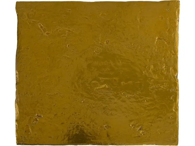 Slate Pedestal, Large, Liquid Gold - Alternative View