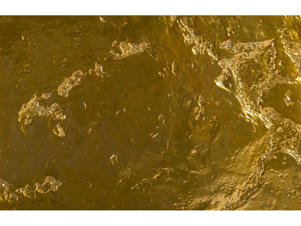 Slate Pedestal, Large, Liquid Gold - image 2