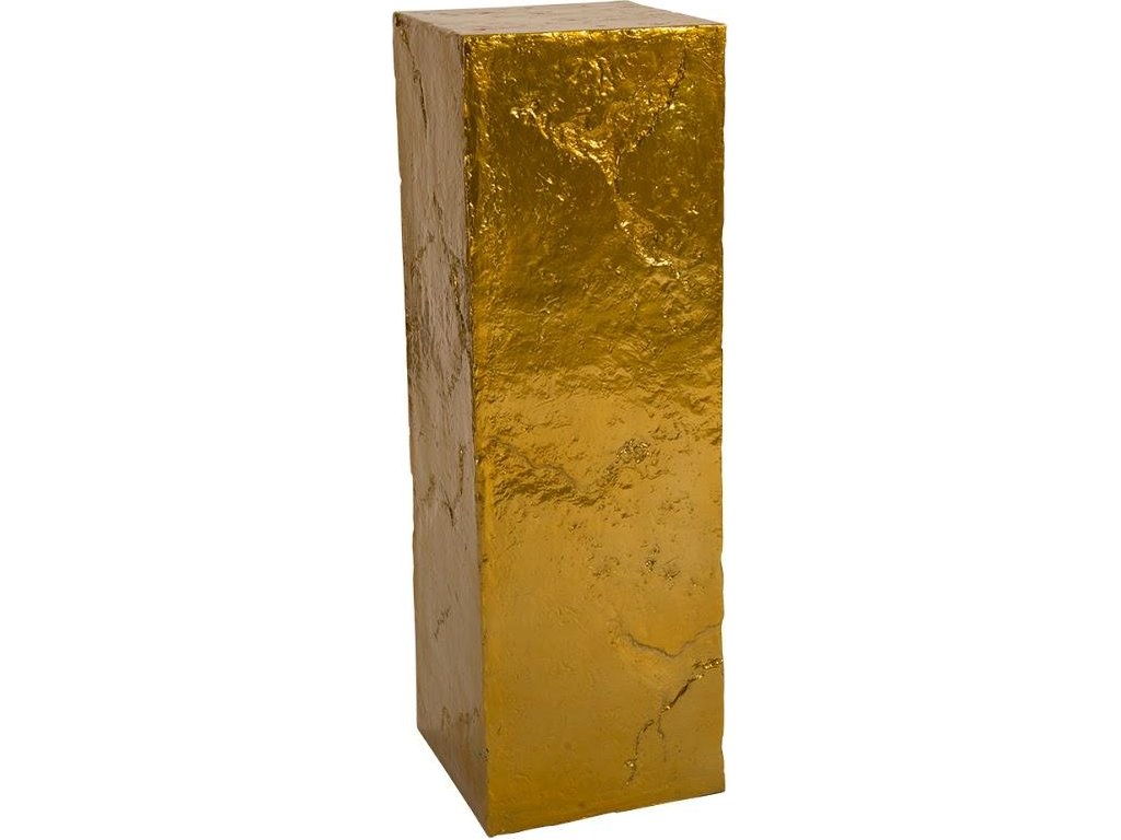 Slate Pedestal, Large, Liquid Gold - main image