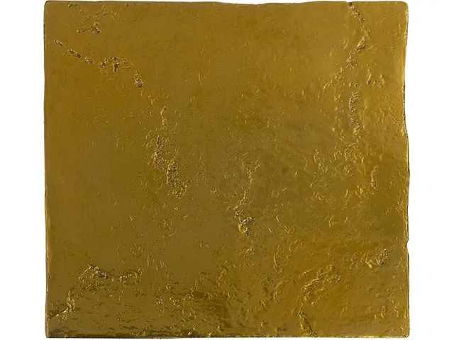 Slate Pedestal, Small, Liquid Gold