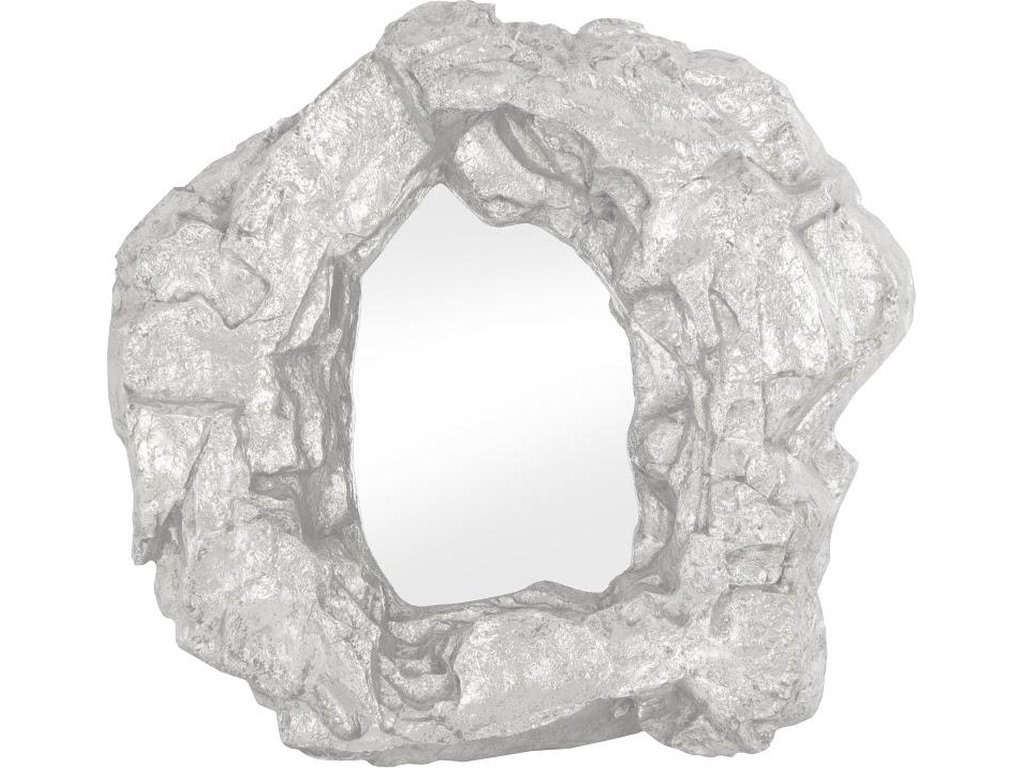 Rock Pond Mirror, Silver Leaf - main image