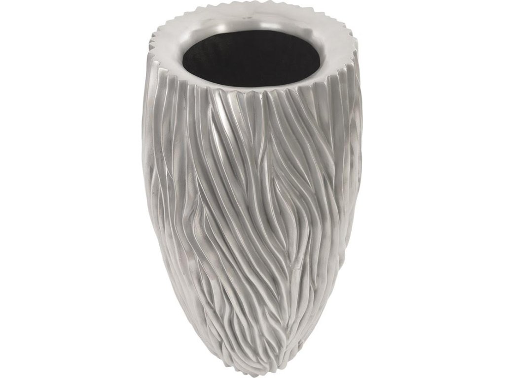 Alon Planter, Polished Aluminium - image 1