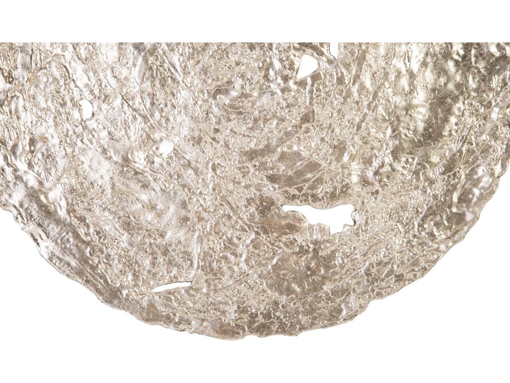 Molten Wall Disc, Medium, Silver Leaf - image 2