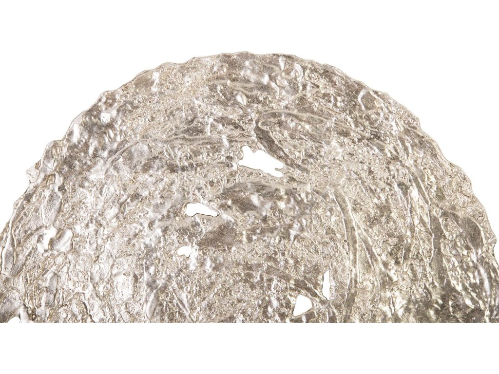 Molten Wall Disc, Medium, Silver Leaf - image 3