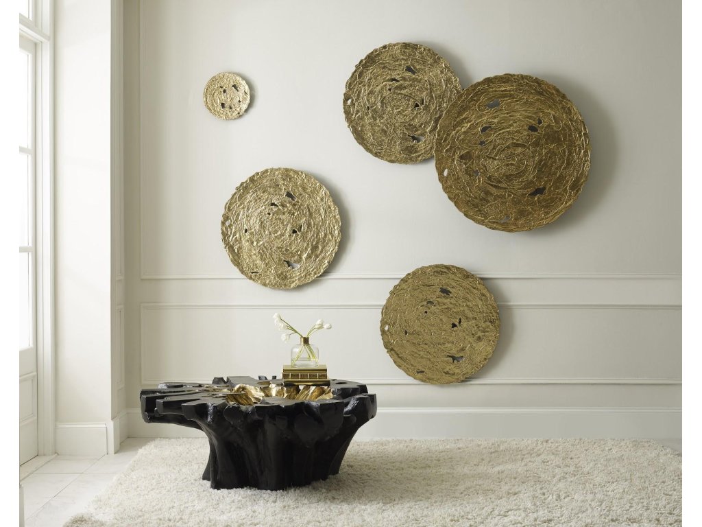Molten Wall Disc, Medium, Gold Leaf - image 6