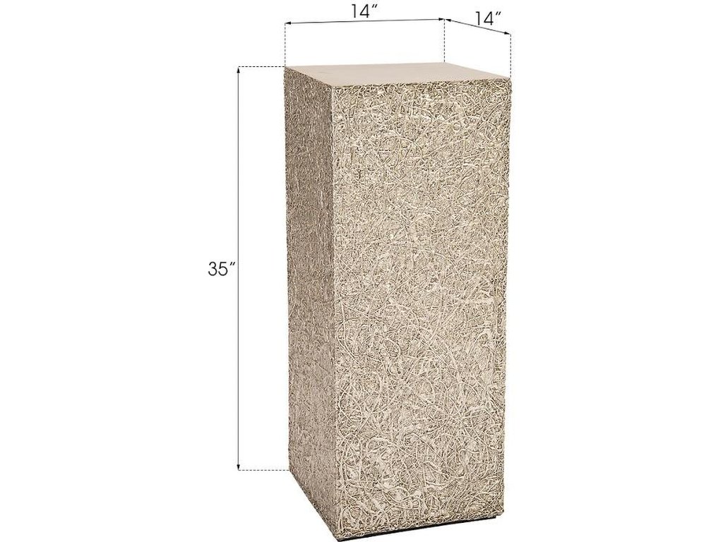 String Theory Pedestal, Silver Leaf, MD - image 5