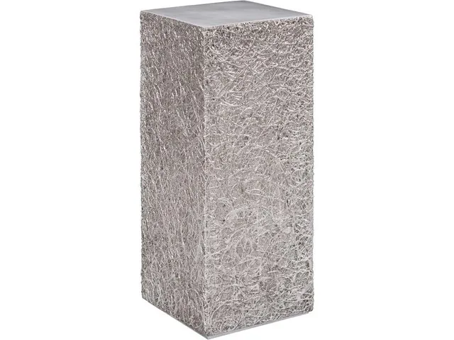 String Theory Pedestal, Silver Leaf, MD