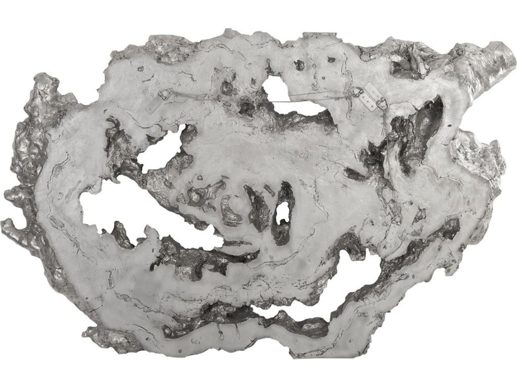 Burled Root Wall Art, Large, Silver Leaf - image 2