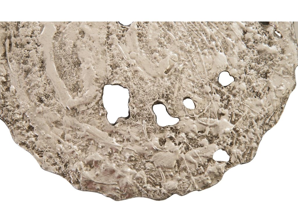 Molten Wall Disc, Small, Silver Leaf - image 2