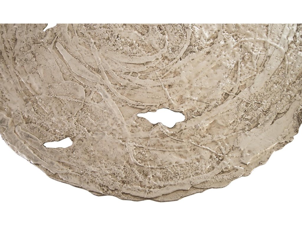 Molten Wall Disc, Large, Silver Leaf - image 2