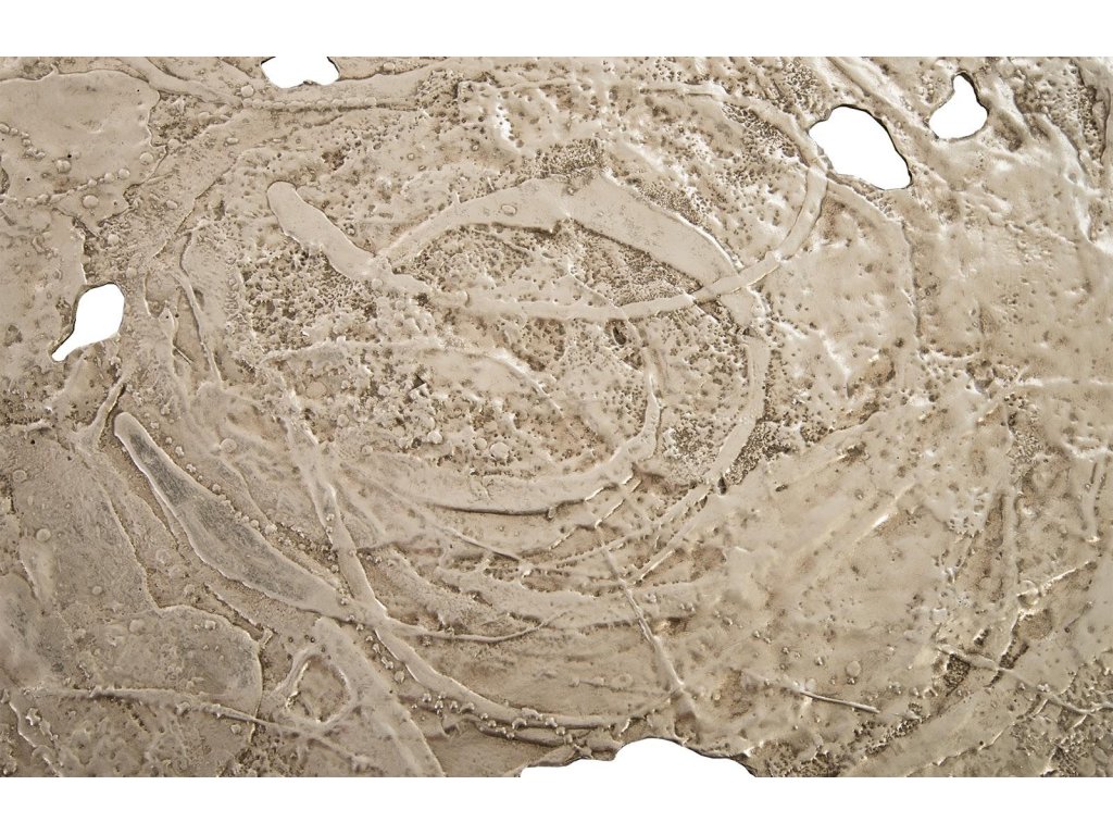 Molten Wall Disc, Large, Silver Leaf - image 3