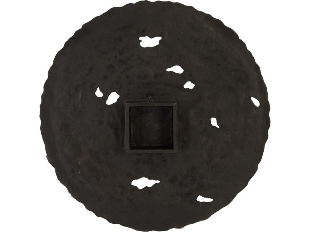 Molten Wall Disc, Large, Silver Leaf - image 4