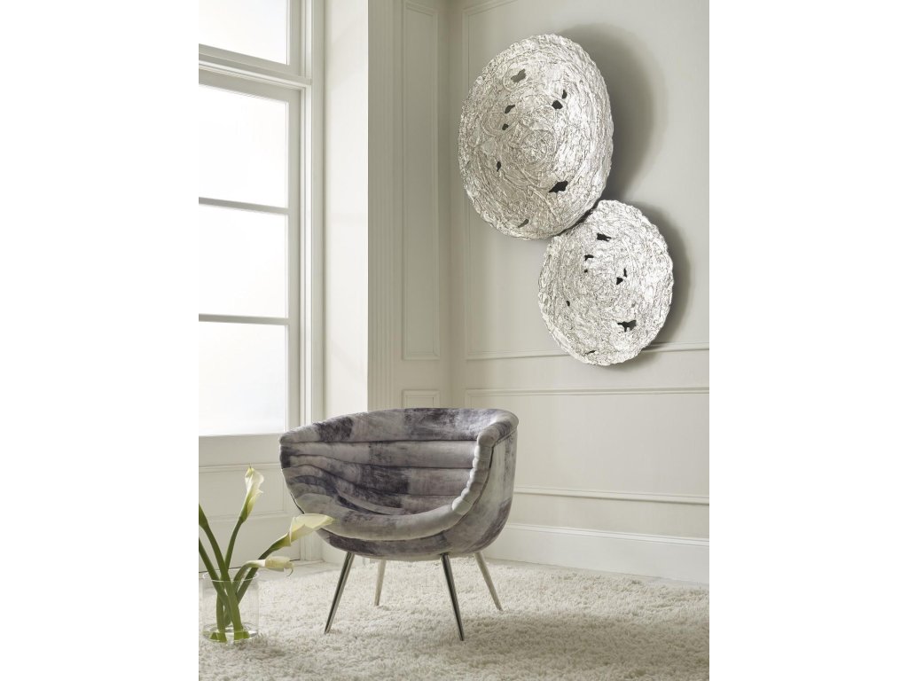 Molten Wall Disc, Large, Silver Leaf - image 6