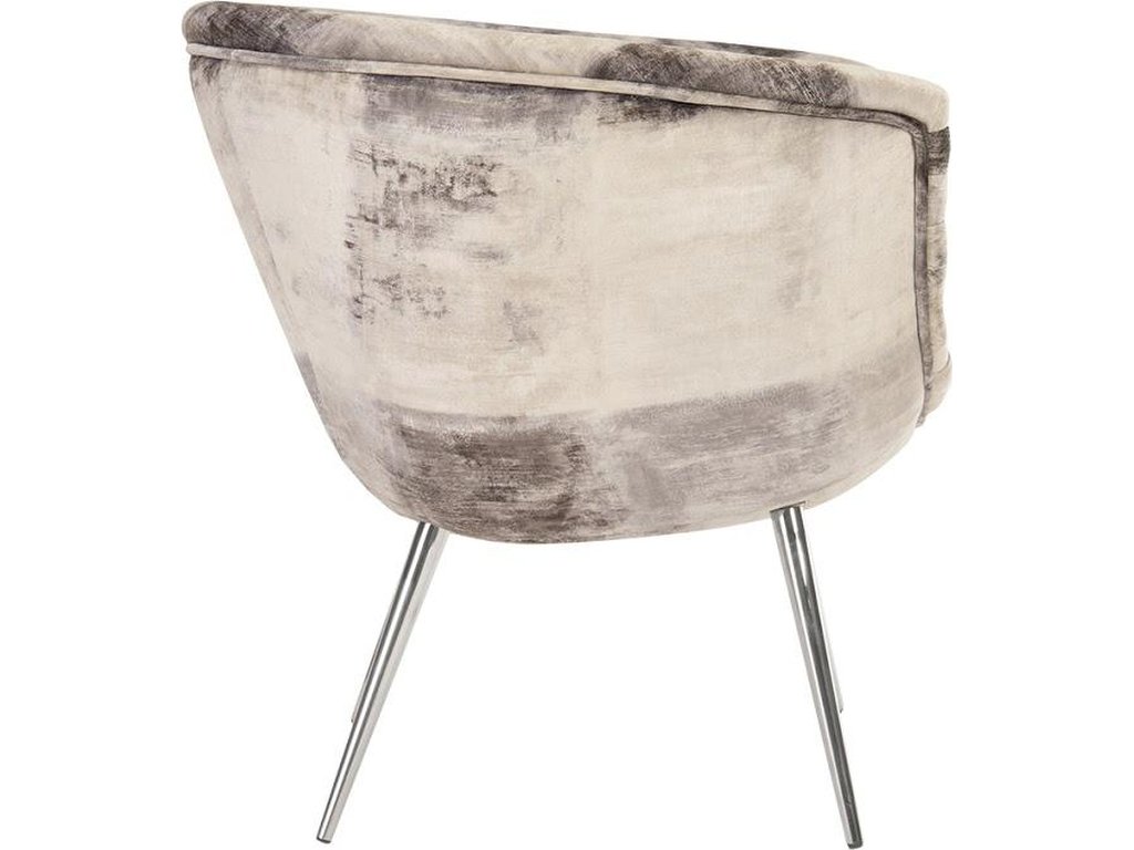 Nouveau Club Chair, Mist Gray, Stainless Steel Legs - image 1