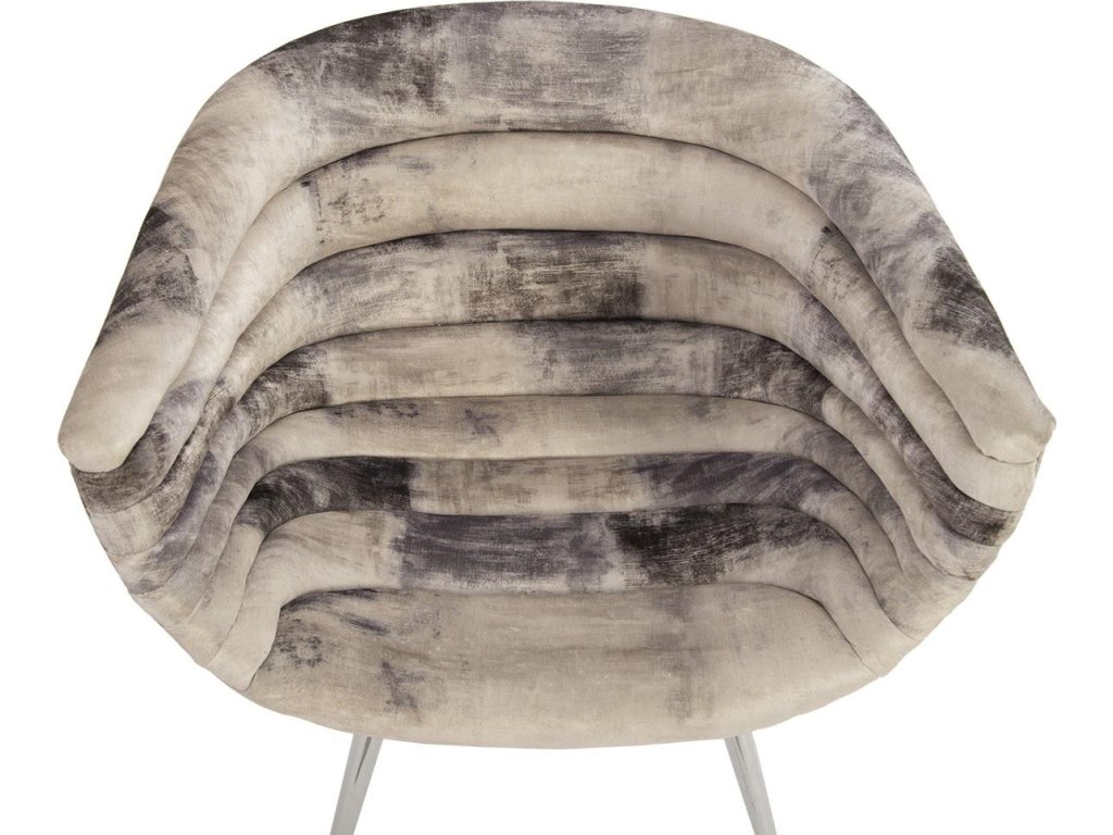 Nouveau Club Chair, Mist Gray, Stainless Steel Legs - image 2