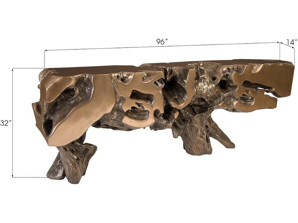 Freeform Console Table, Bronze, Extra Large - image 3