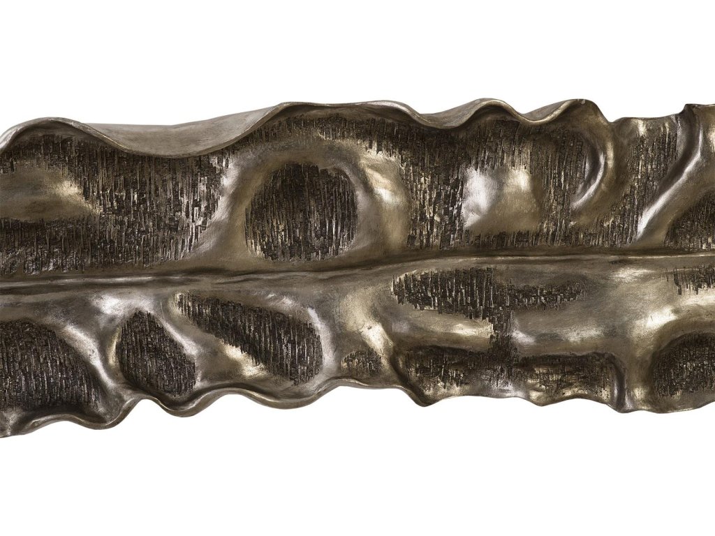Petiole Wall Leaf, Silver, Colossal, Version A - image 1