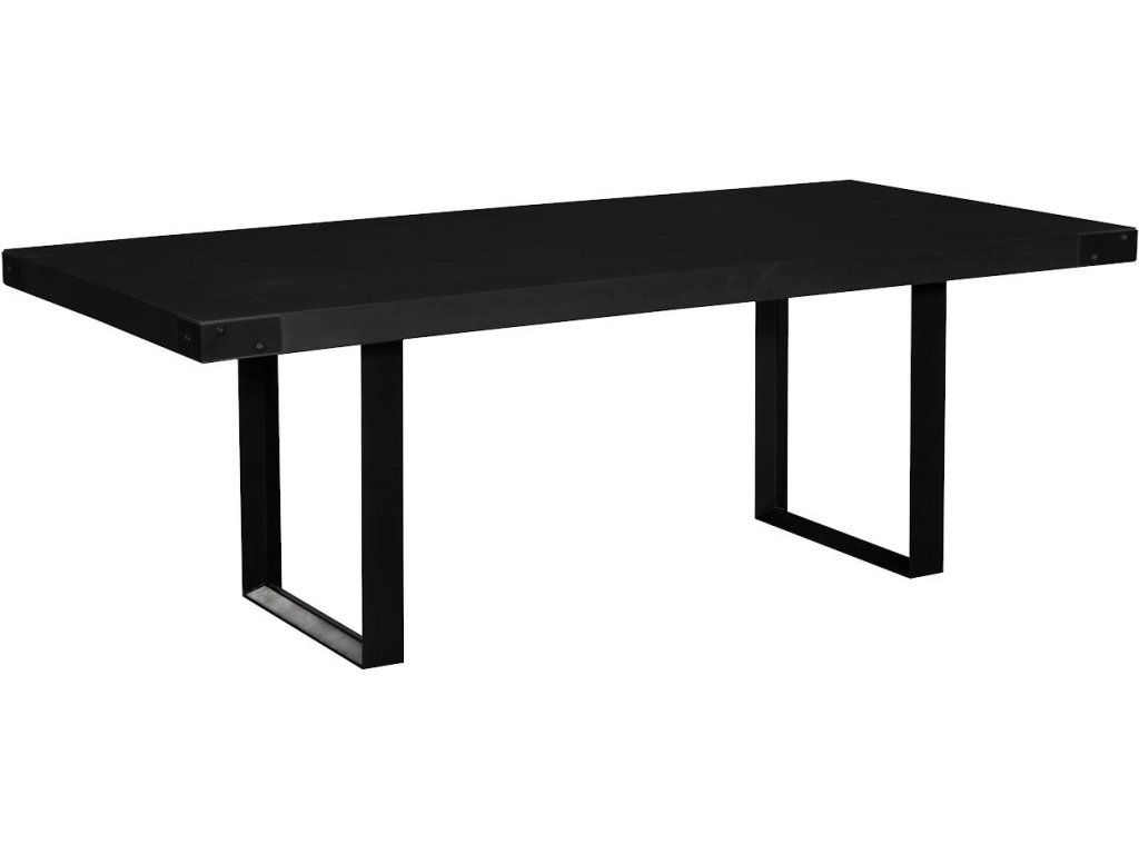 Industrial Concrete Dining Table , Black U Legs - main image