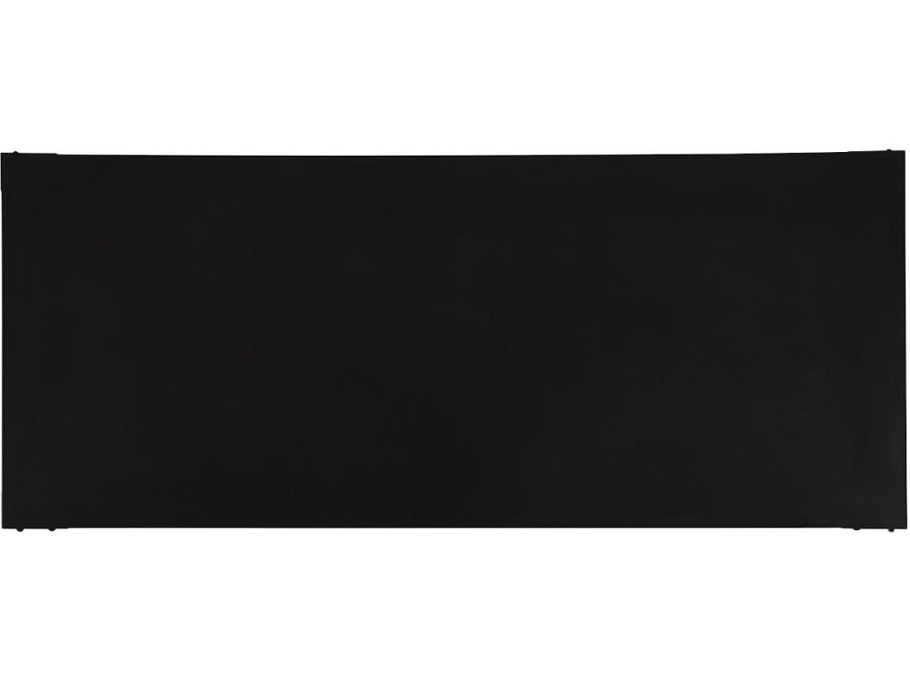 Industrial Concrete Dining Table, Black U Legs - image 1