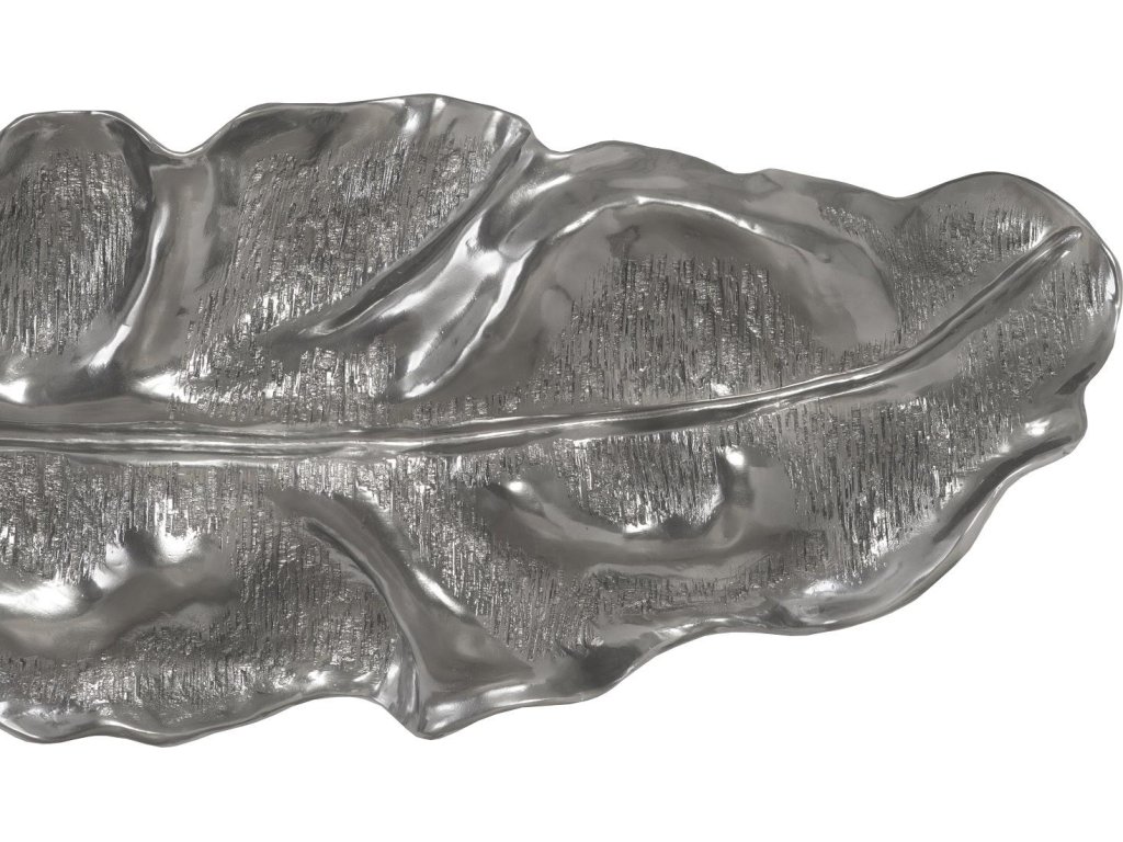 Petiole Wall Leaf, Liquid Silver, Colossal, Version A - image 1