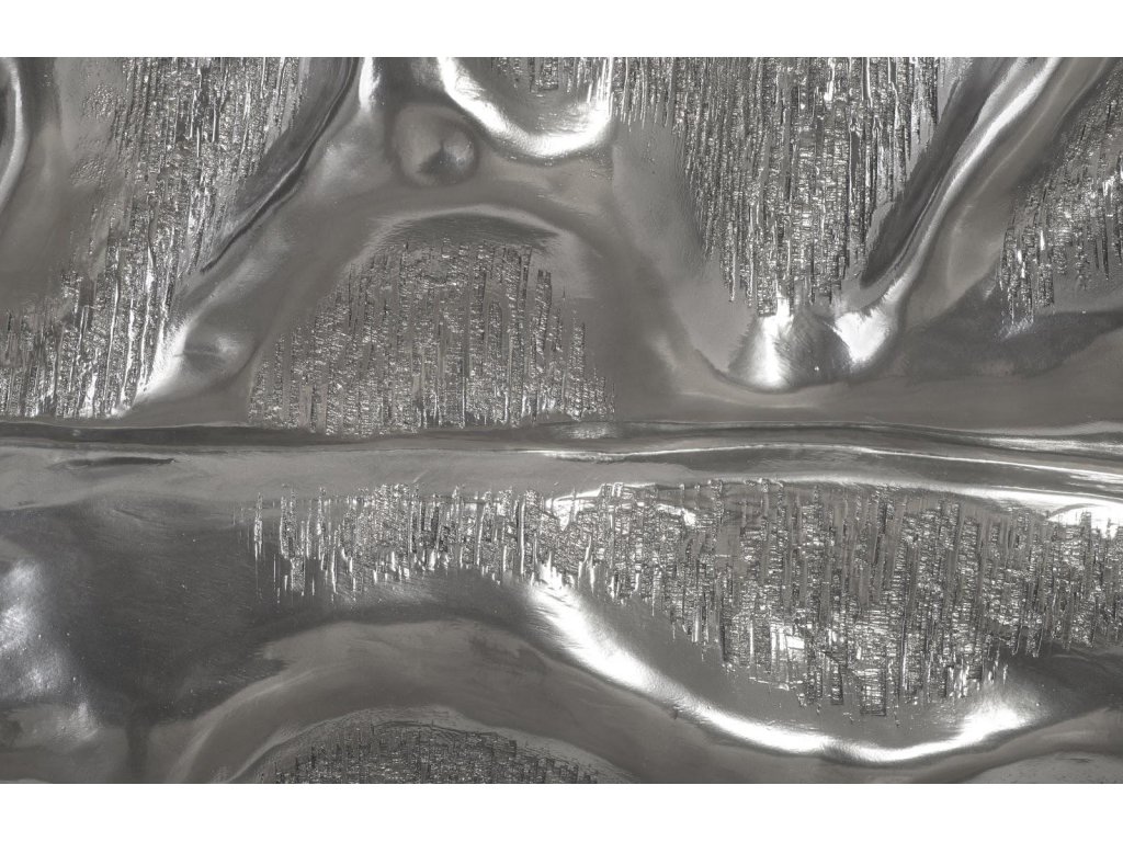 Petiole Wall Leaf, Liquid Silver, Colossal, Version A - image 2