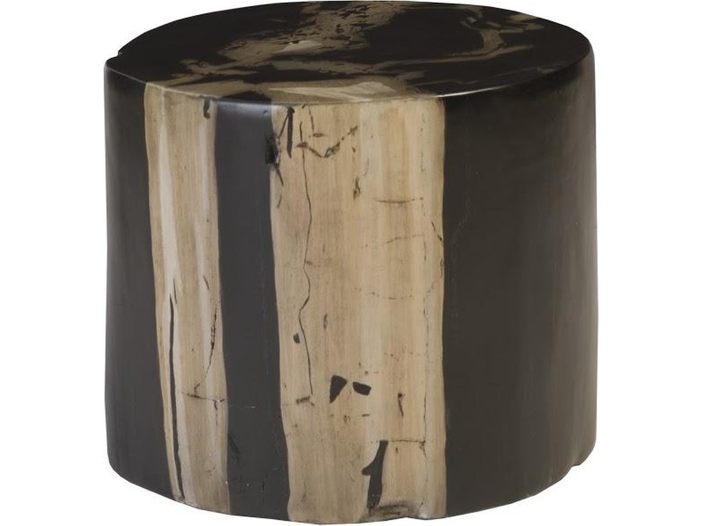 Cast Petrified Wood Stool, Resin - main image