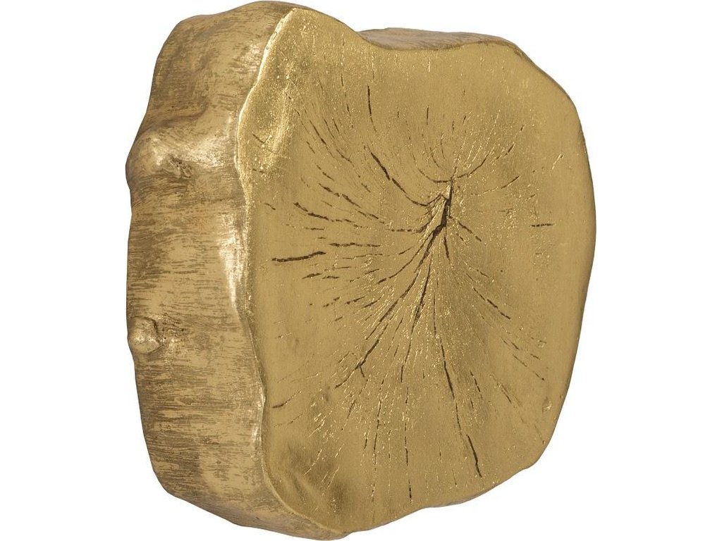 Log Wall Tile, Gold Leaf - main image