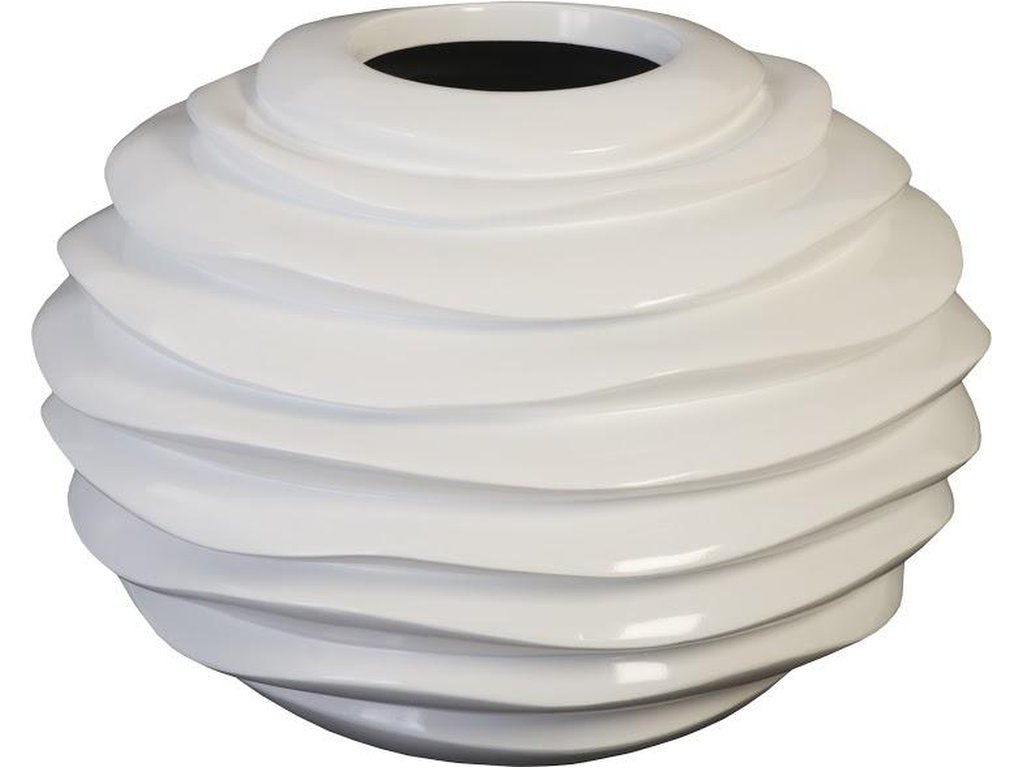 Spiral Planter, White, SM - main image