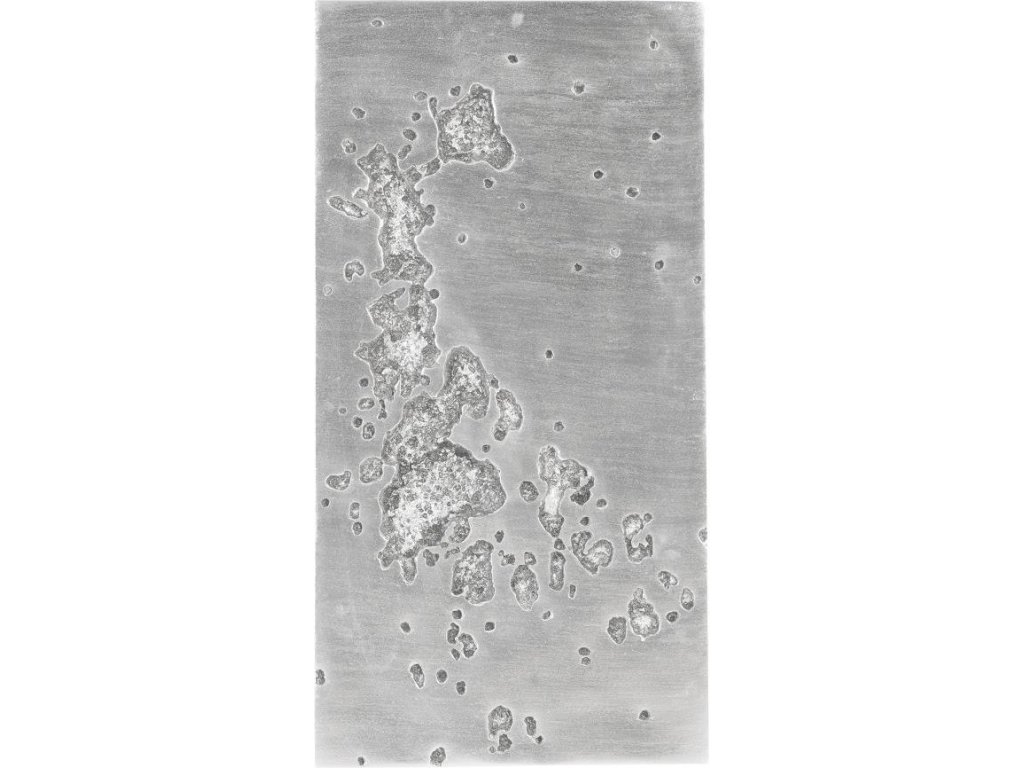Splotch Wall Art, Rectangle, Silver Leaf - main image
