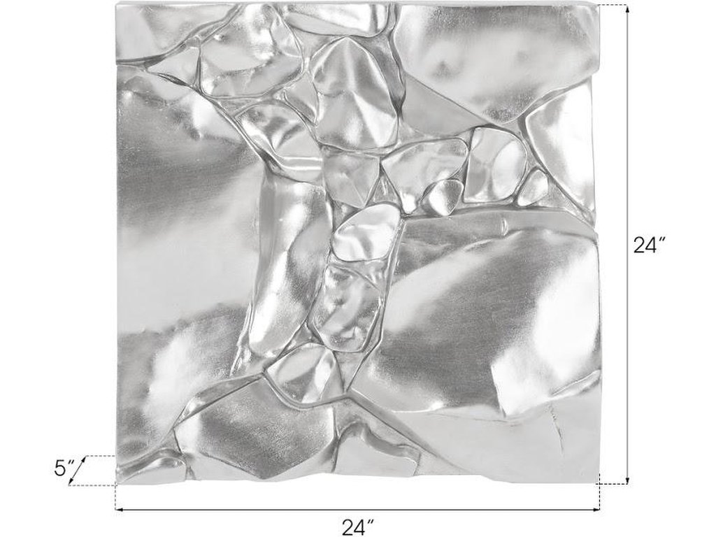 Cairn Wall Tile, Silver - image 4