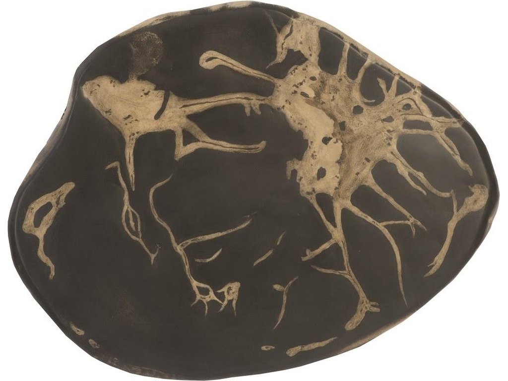Cast Petrified Wood Wall Tile, Resin - main image